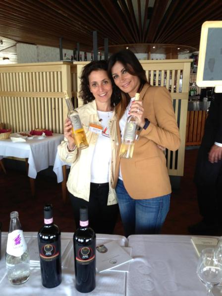 con Illaria Petitto - Donnachiara at VinoVip Cortina