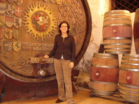 ELENA WALCH AT HER WINERY